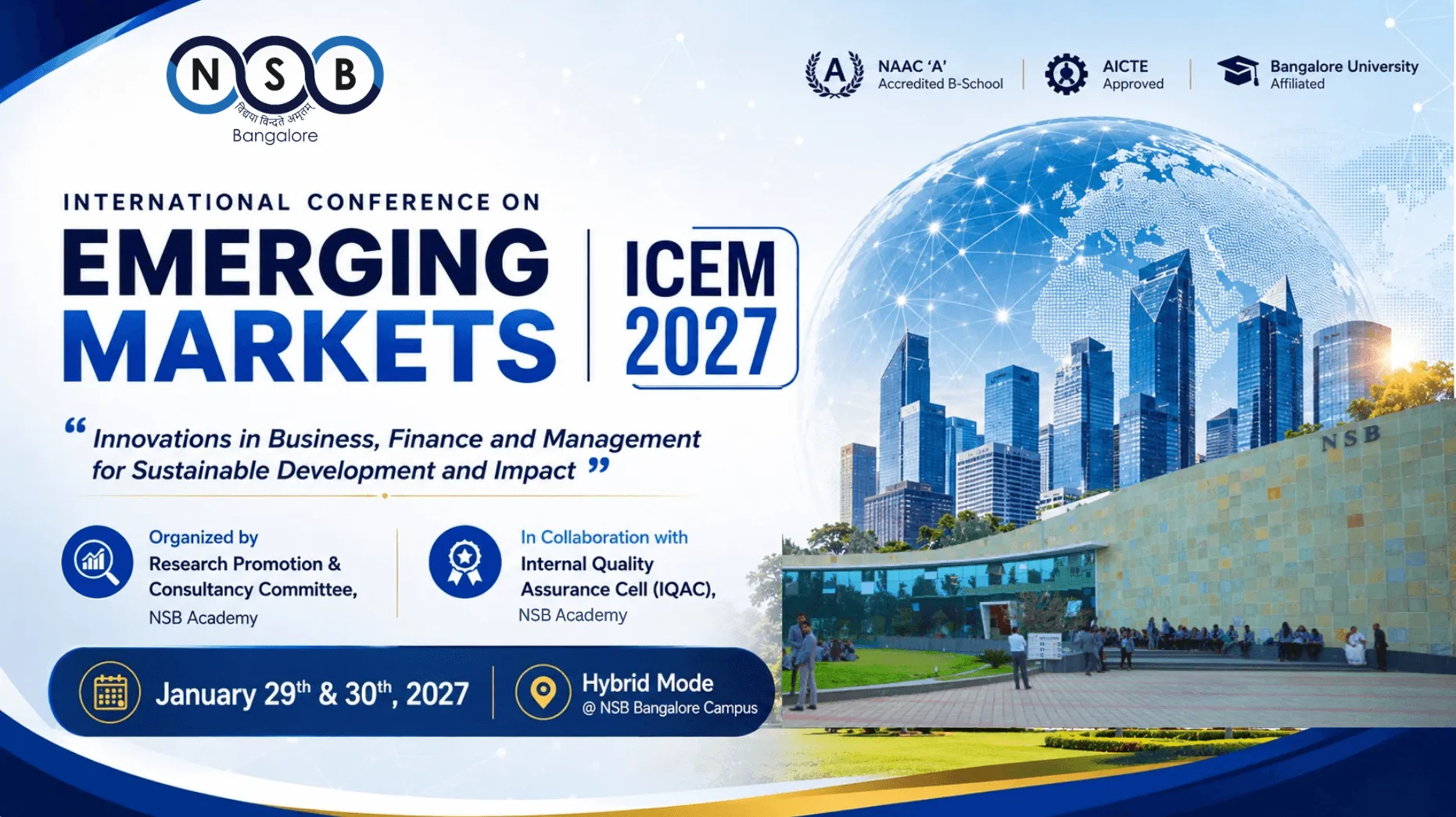 International Conference on Emerging Markets (ICEM) 2027