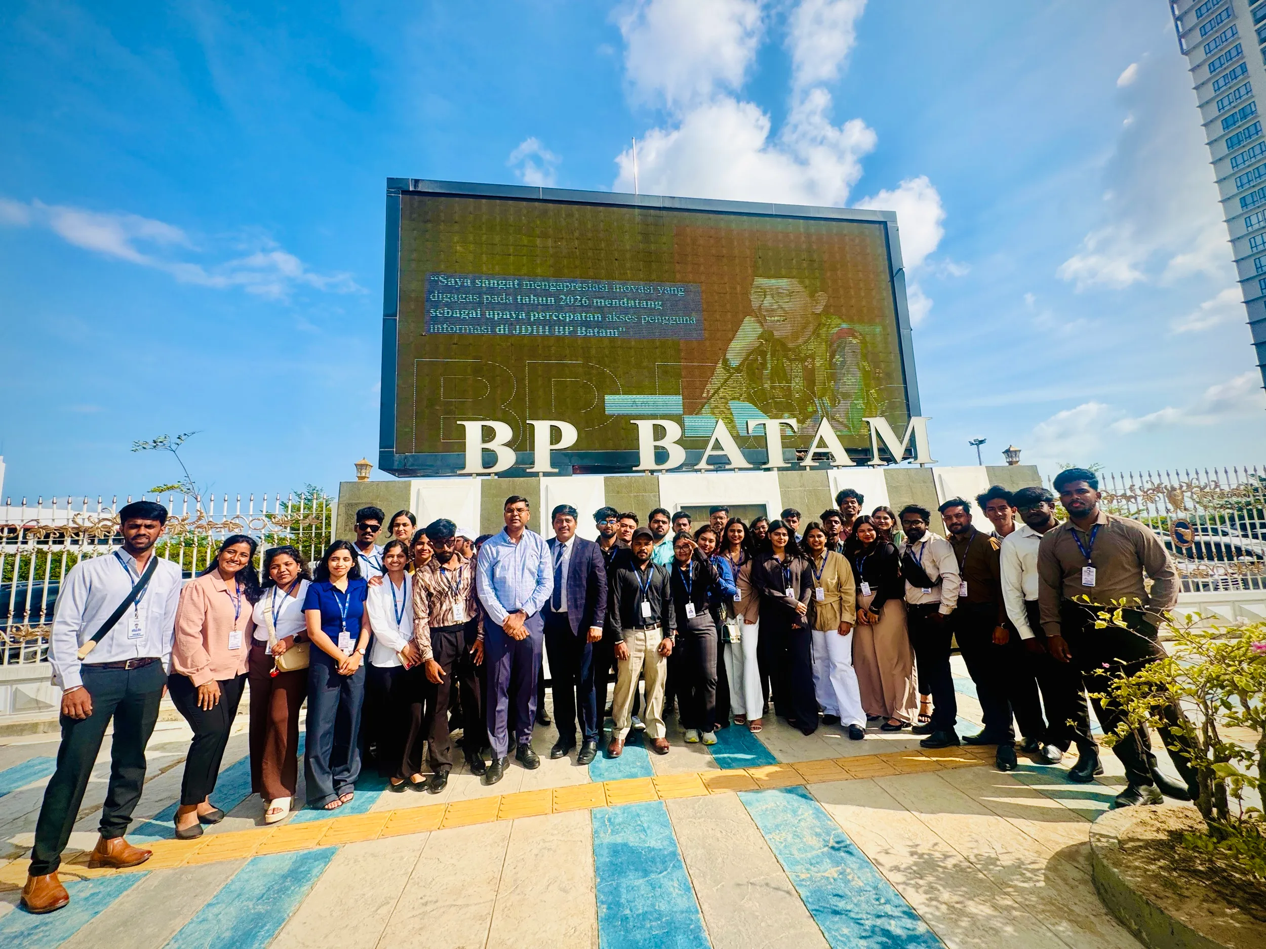 Industrial Visit at B.P. Batam, Indonesia