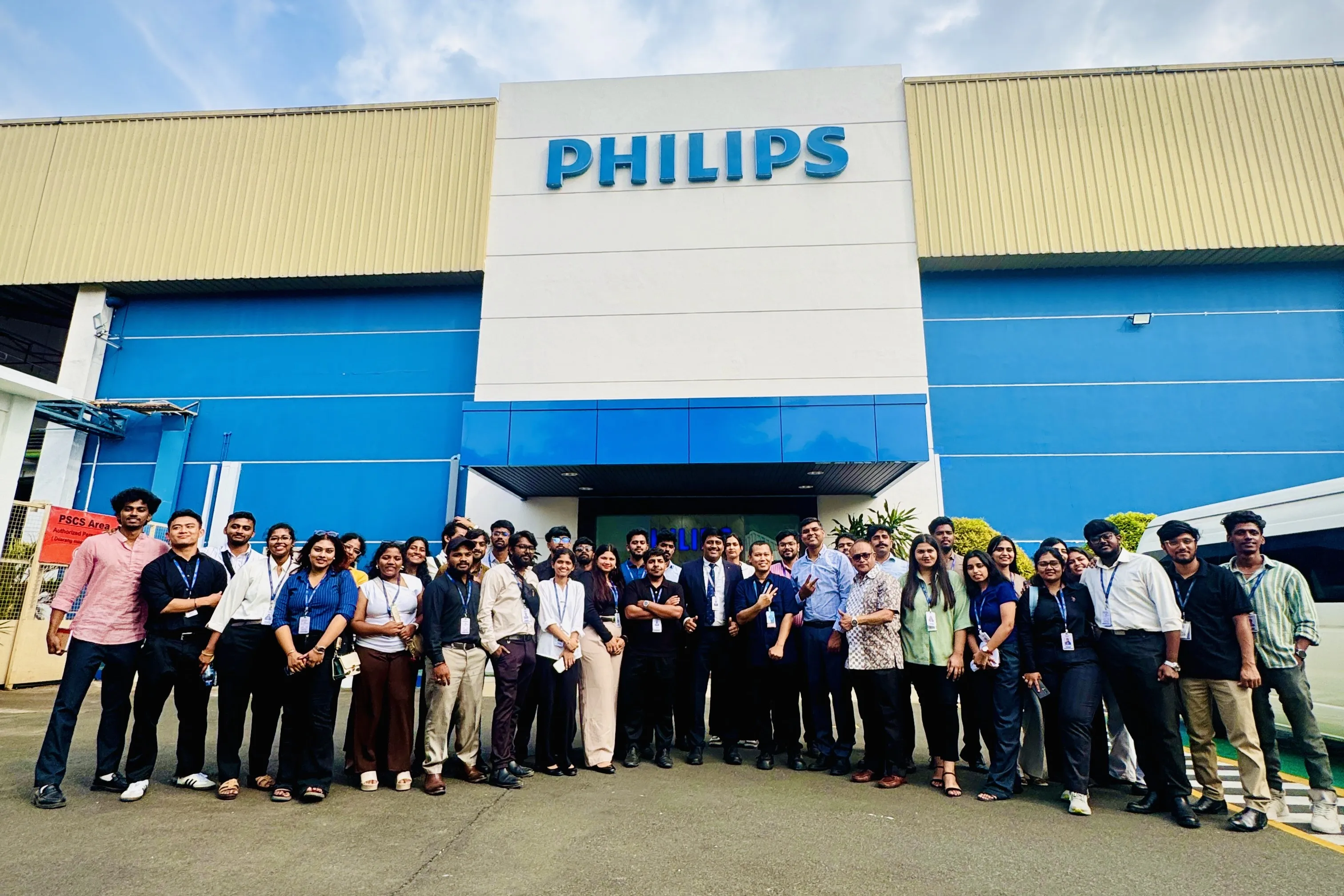 Industrial Visit at Philips, Batam, Indonesia