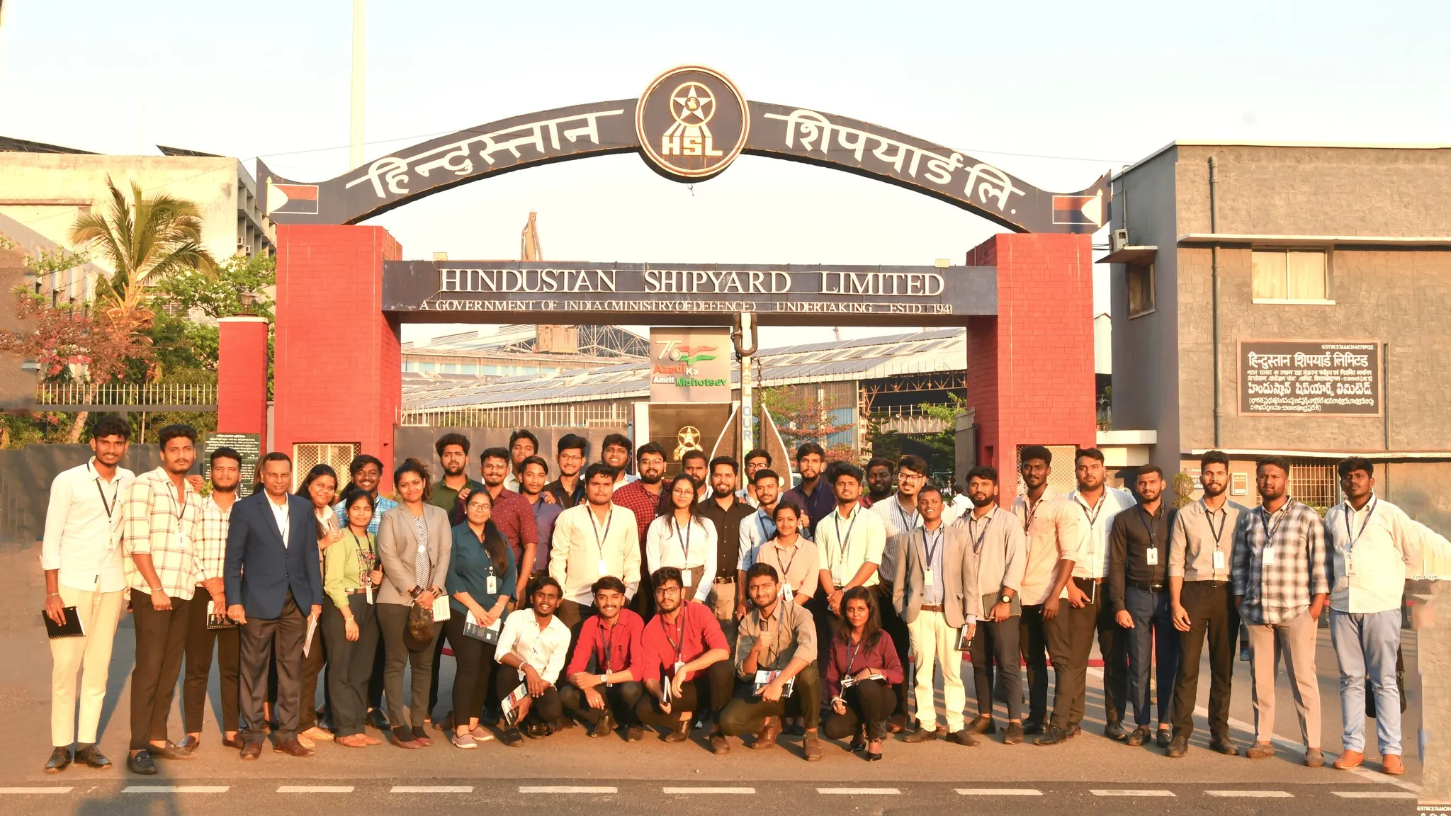 Industrial Visit to Hindustan Shipyard Limited, Andhra Pradesh
