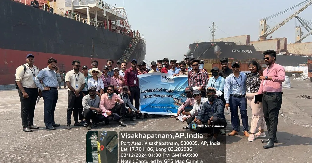 Industrial Visit to Visakhapatnam Port, Andhra Pradesh