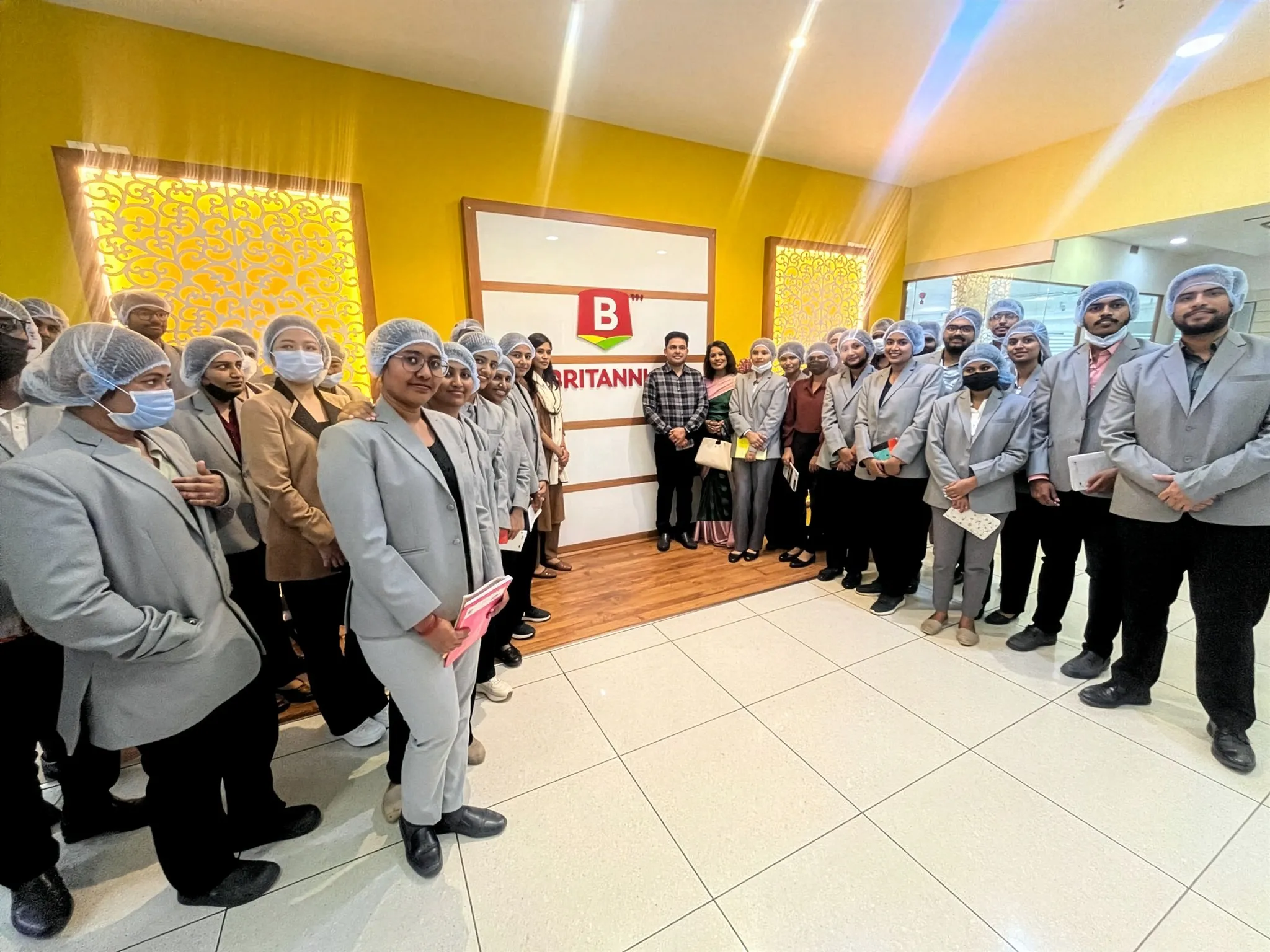 NSB Students at Britannia Industries