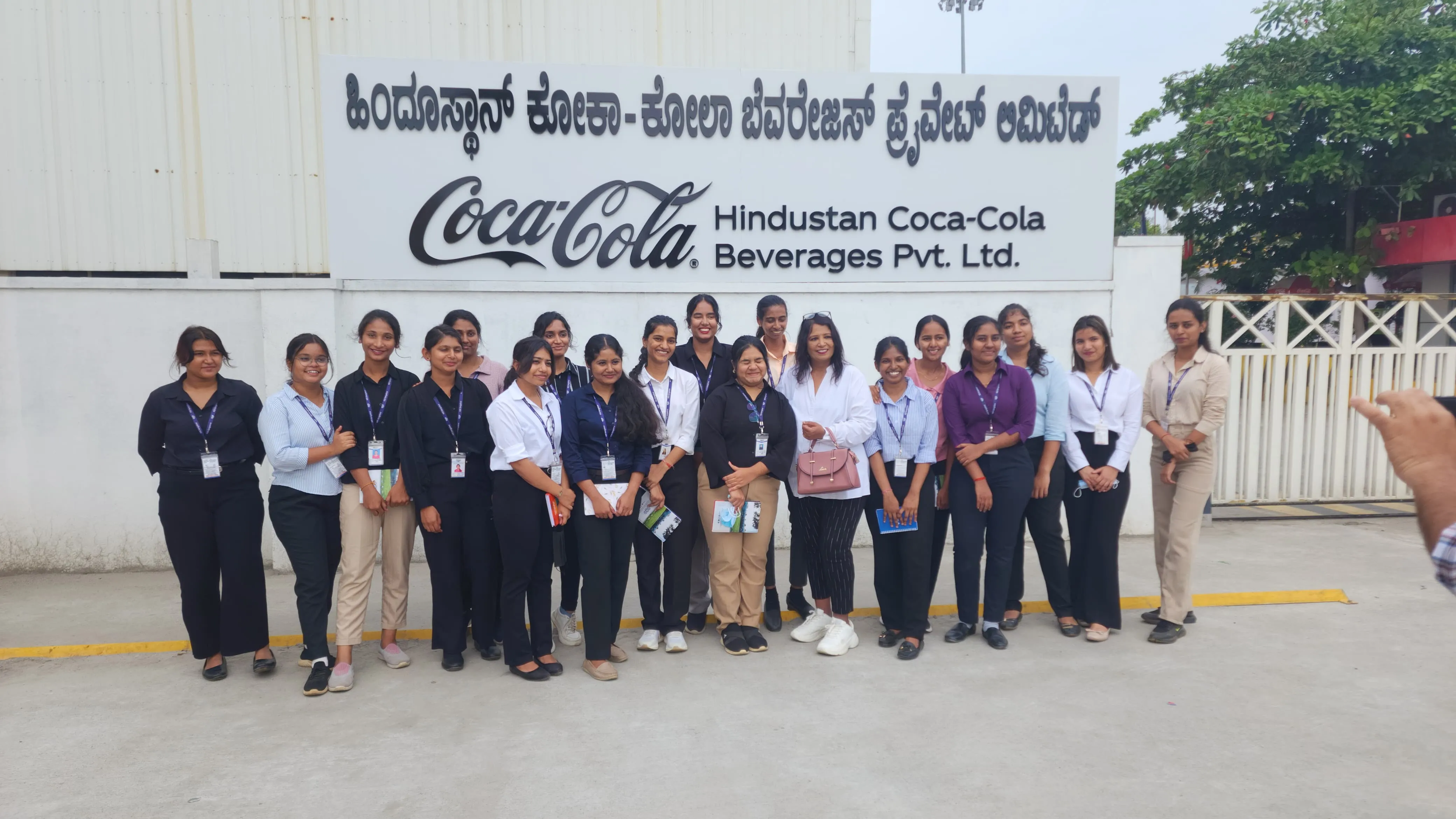 NSB Students at Coca-Cola Beverages