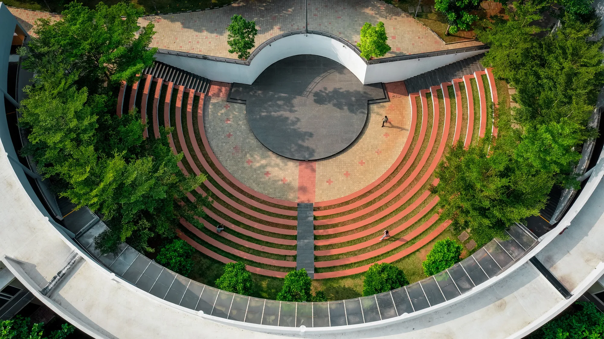 NSB Campus Amphitheater Aerial View