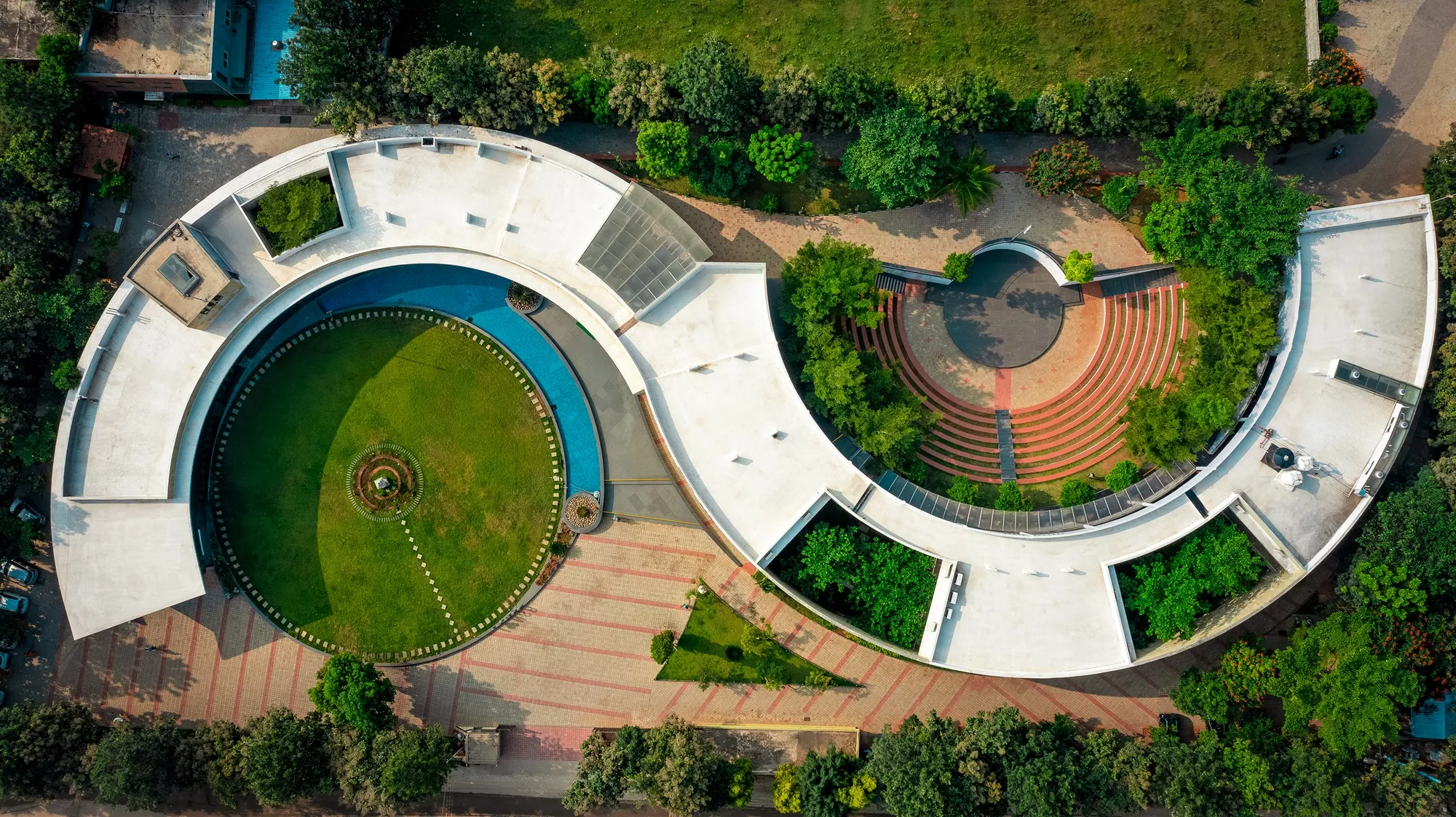NSB Campus SB Block Aerial View