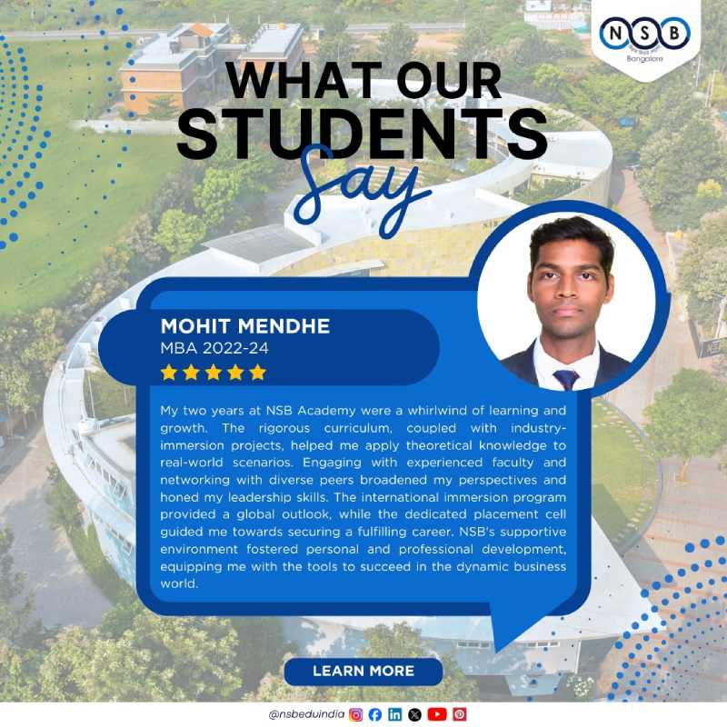 NSB MBA , Bangalore - News & Events 2024