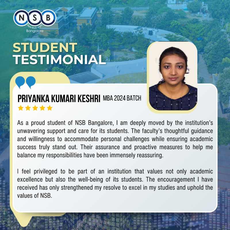 NSB MBA , Bangalore - News & Events 2024